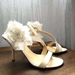 Kate Spade Lavish Satin Ivory Wedding Shoes